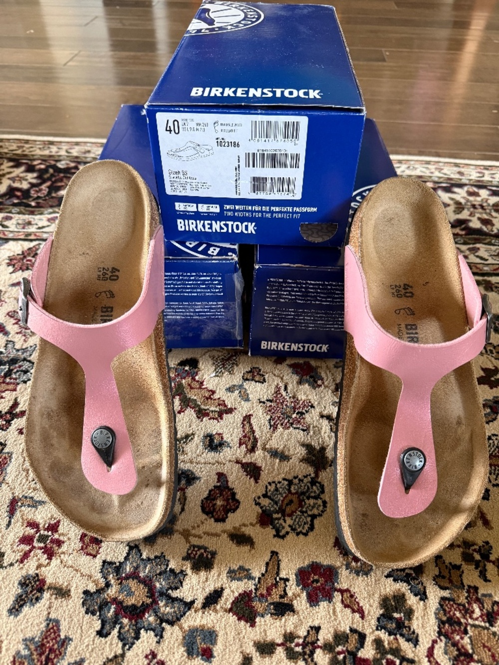Birkenstock, Gizeh BS, Size 40, Graceful Old Rose